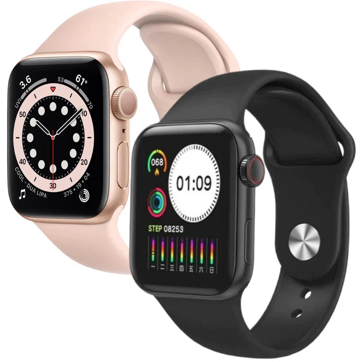 Pachet! 1+1 Ceas Smart I7 Promax, apeluri/sms/social media, monitorizare, somn, ritm cardiac, muzica, rezistent la apa